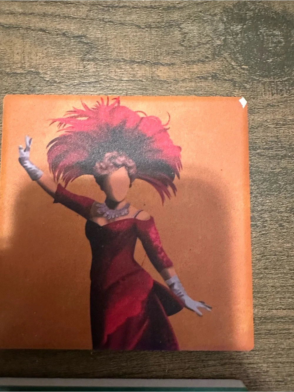 Set of 4 Broadway Musical Theater Character Art Coasters